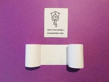 Cuckoo Clock Recovery Paper Bellow Roll 2 x 6...