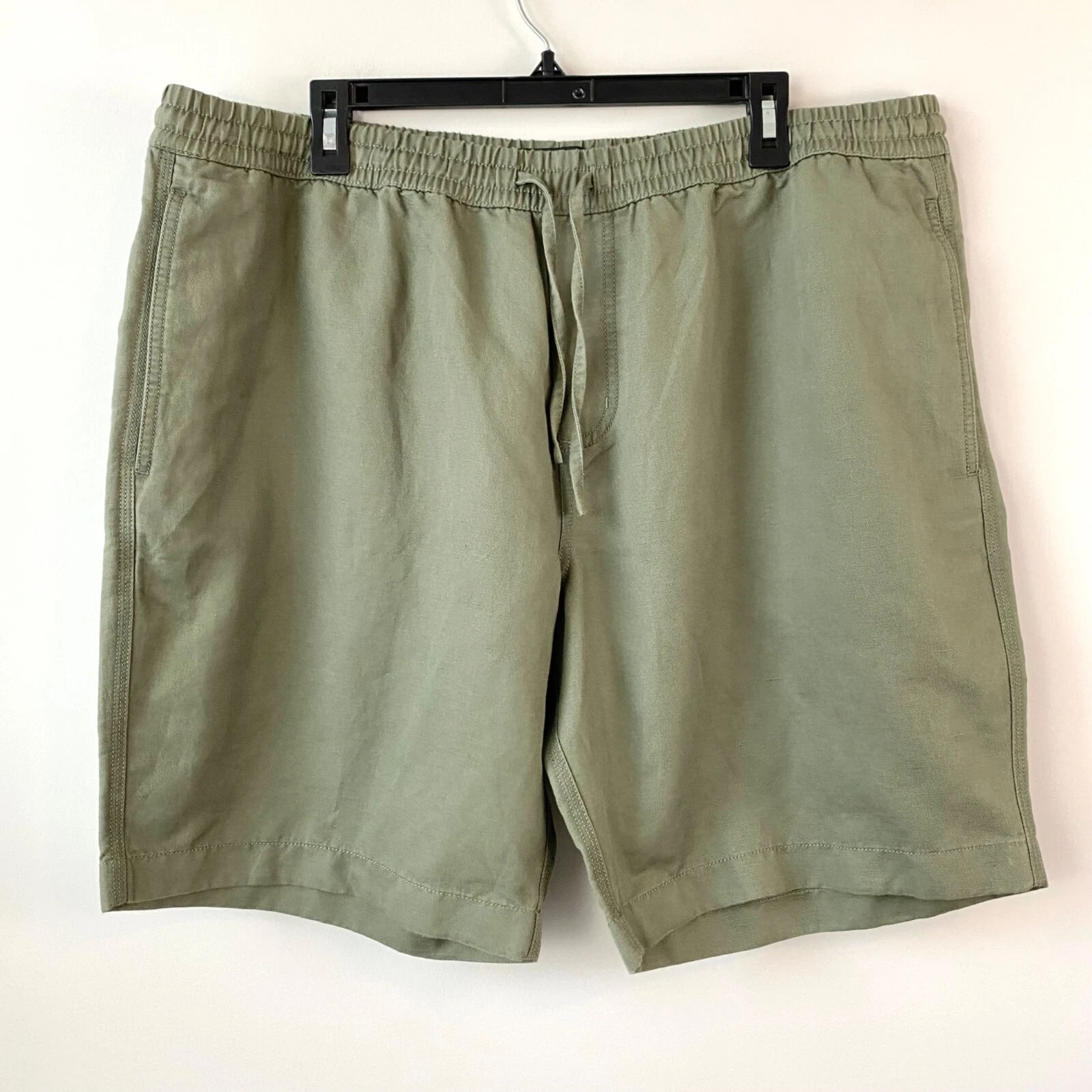Rodd & Gunn 9" Short Mens Size 3XL Green Relaxed Linen & Cotton