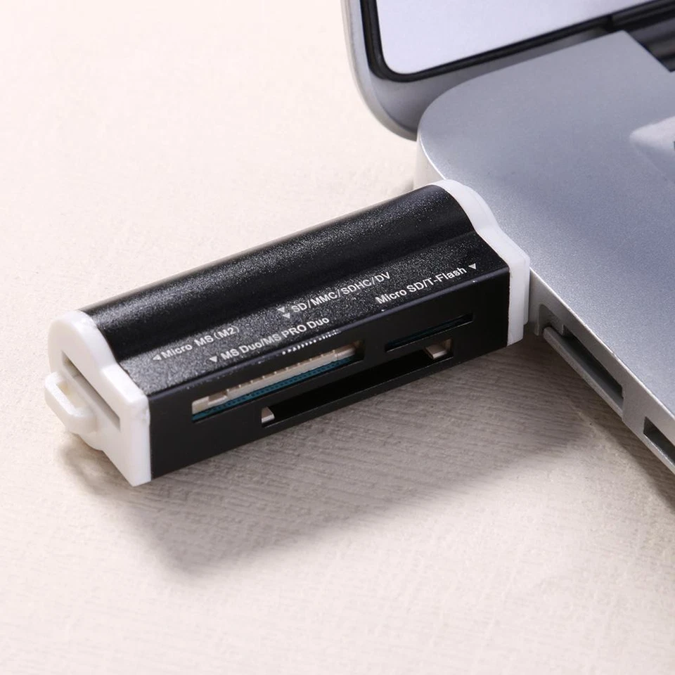 USB2.0 4 in 1 Multi Memory Card Reader for SD/SDHC/Mini SD/MMC/TF Card/MS - Image 2 of 4