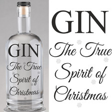 Gin the Spirit Of Christmas  Bottle Labels  Beer Bottle Labels Home Brew 