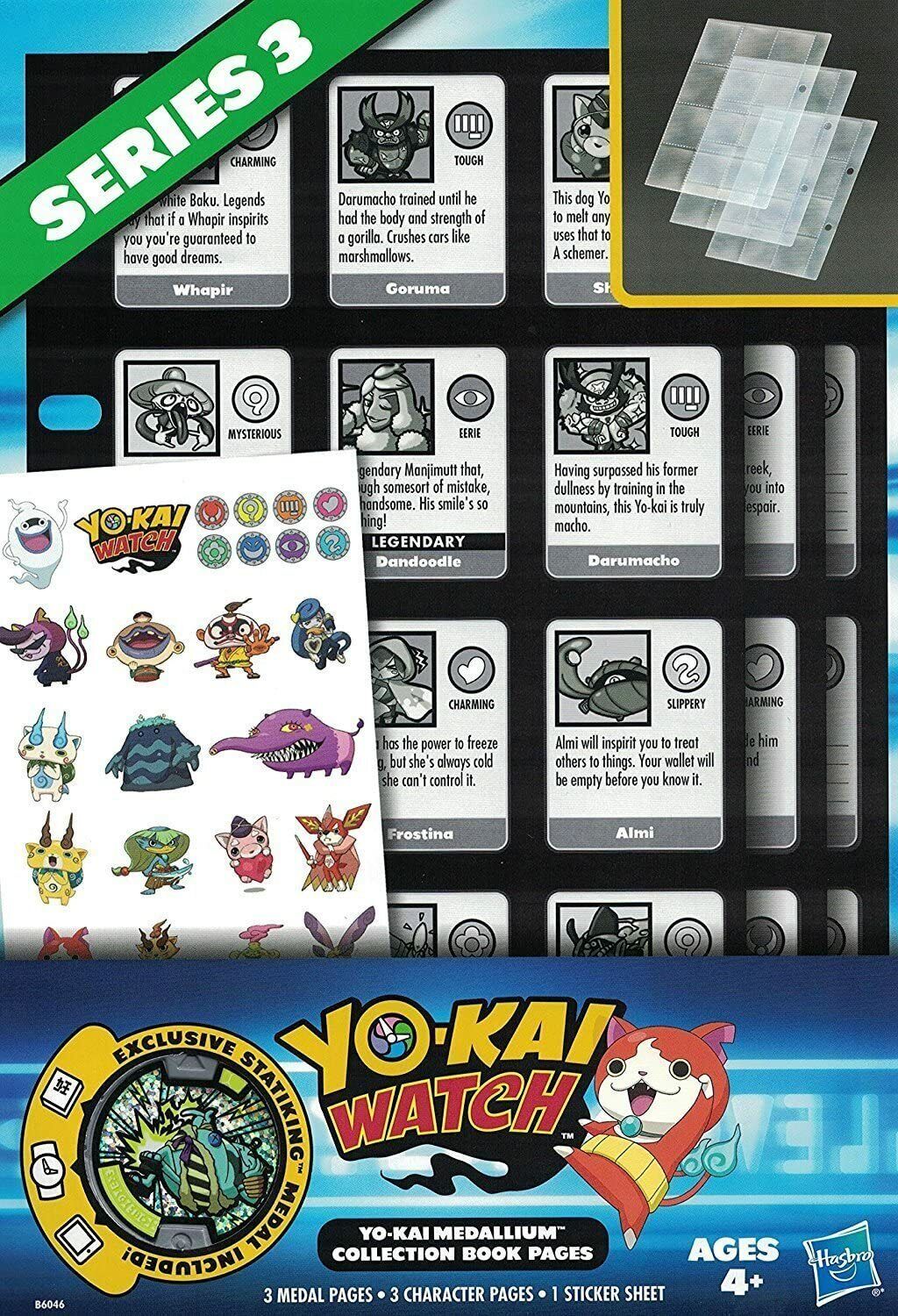 Yo-kai Watch Medallium Collection Book by Hasbro