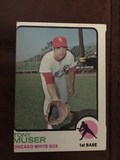 1973 Topps #238 White Sox Tony Muser Baseball Card
