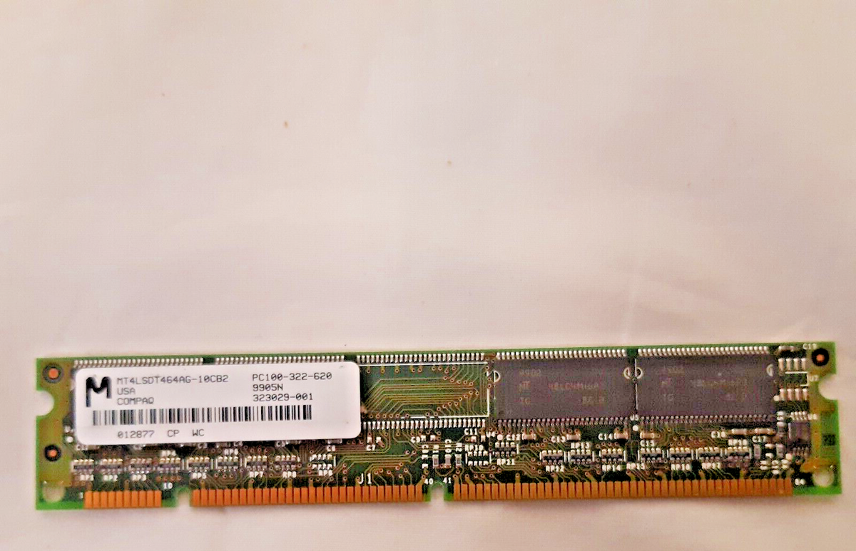 VINTAGE PC-100 STANDARD P4 DESKTOP MEMORY, Micron 32MB, PC100, NON