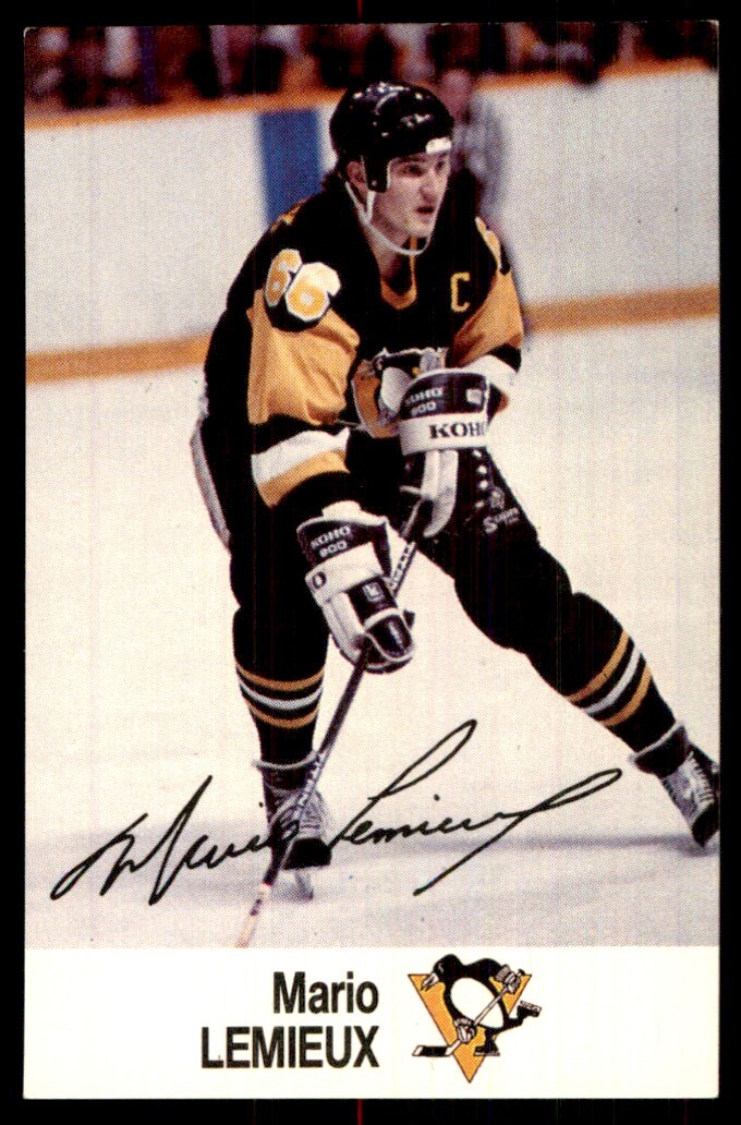 1988-89 Esso NHL All-Star Collection Mario Lemieux Pittsburgh Penguins #NNO