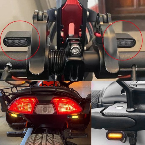 2x Mini LED Intermitente Luz Indicador Ámbar Universal Lámpara LED Intermitente Moto - Imagen 12 de 12