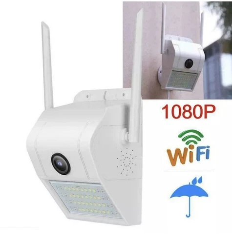 TELECAMERA ESTERNA LUCE LED SOLARE SENSORE DI MOVIMENTO WI-FI TELECAMERE ESTERNE - Foto 3 di 8