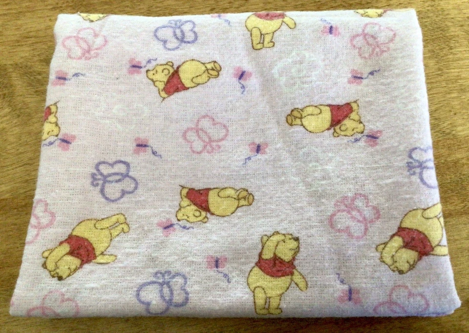 Manta de Colección Disney Winnie the Pooh 100% Algodón Ligero Bebé, Rosa Foto 2 de 4