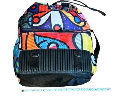 ROMERO BRITTO NEW Nylon Drawstring Backpack Cooler Bottom Beach Designer Bag Shop Britto New Day Backpack – Luggage Factory main image 3