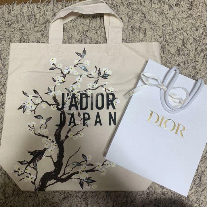 Christian Dior V&A Limited Edition Black Canvas Tote Bag