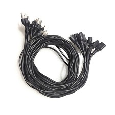 Yung Li I-sheng (Qty 10) 6 Ft NEMA 5-15P to C13 Computer Power Cables 3-Prong