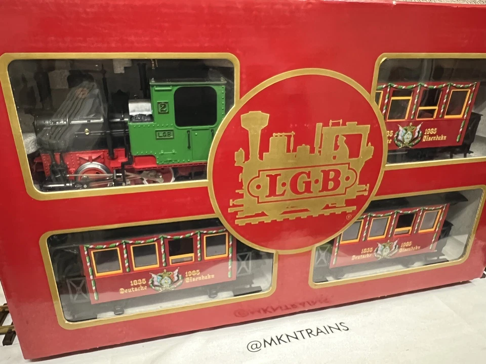 LGB 1985 The Big Train 150 Jahre Deutsche Eisenbahn Set LN G Scale Complete - Image 2 of 4