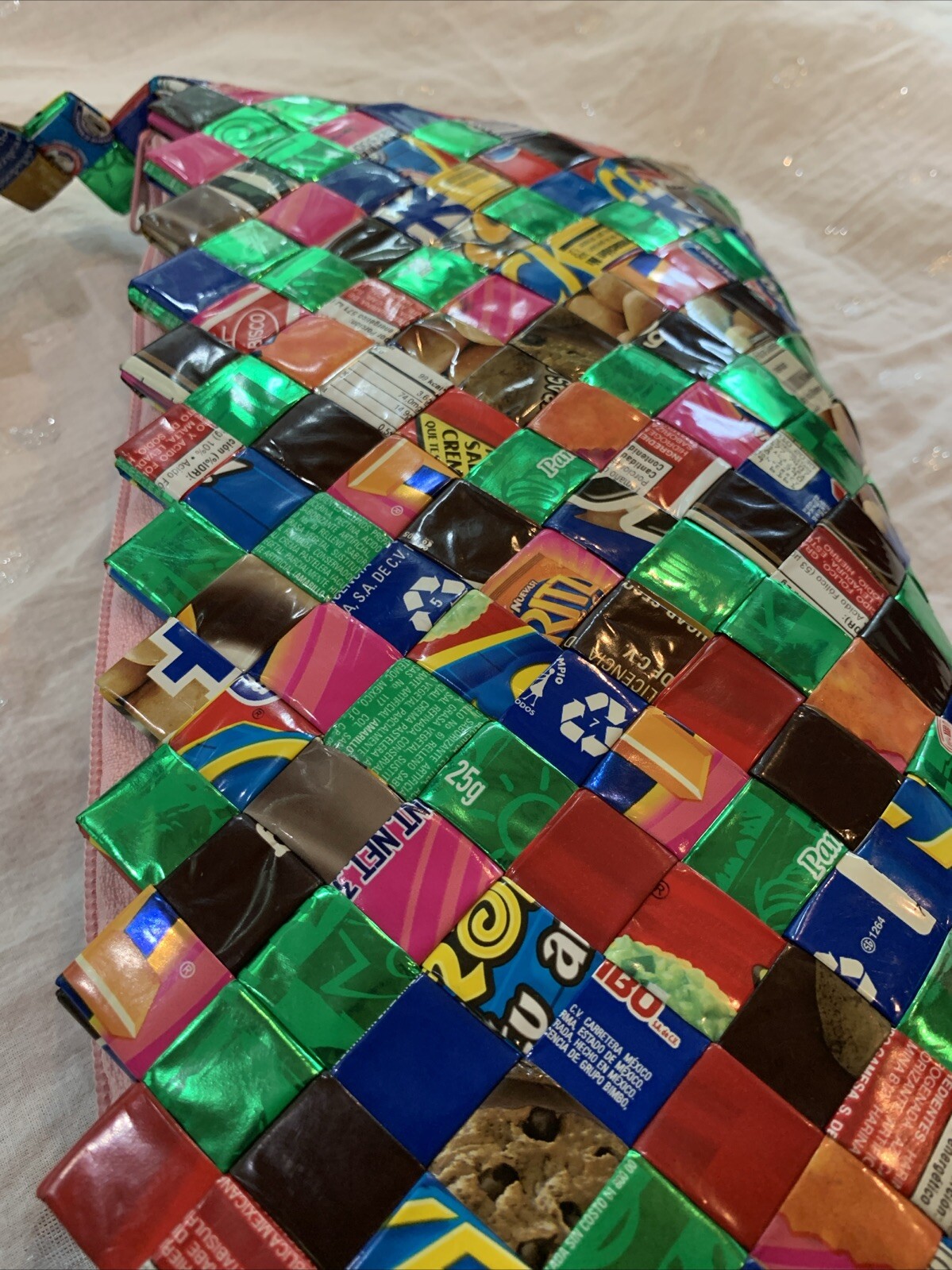 Unique Upcycle Candy Wrapper Purse - image 10