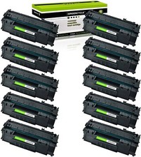 10PK Q5949A 49A Toner Cartridge Compatible with HP LaserJet 1160Le 1320nw 1320tn