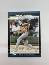 2002 Bowman Draft #BDP156 Miguel Cabrera Rookie RC Miami Marlins / Tigers SeePix