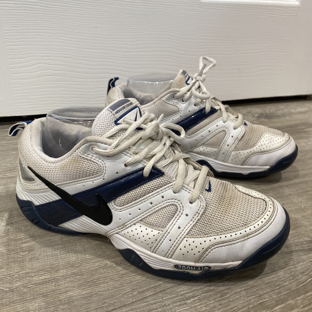 Nike Zoom Air 2006 White/Blue Indoor Court Shoes Volleyball