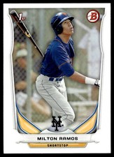 2014 Bowman Draft Milton Ramos #DP84    New York Mets