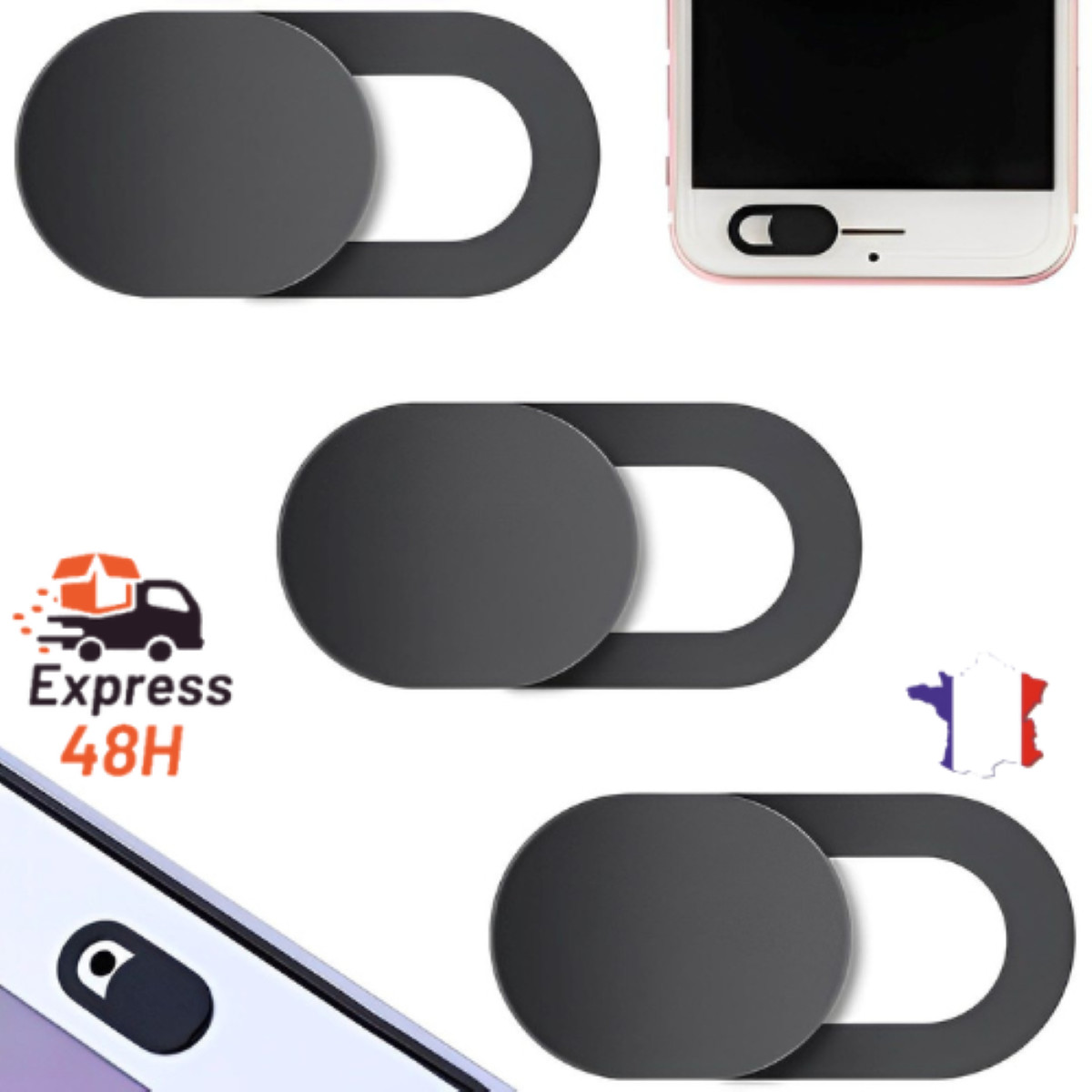 X3 Cache webcam caméra ordinateur téléphone tablette vie privé protection