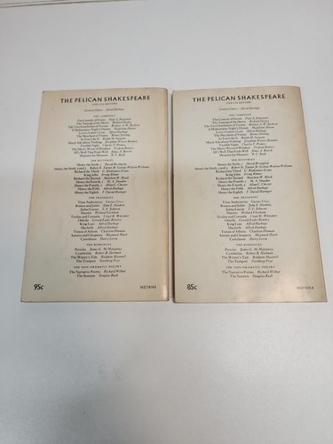 LOT of 2 SHAKESPEARE BOOKS OF THE PELICAN SHAKESPEARE SERIES BOOKS - Picture 5 of 8