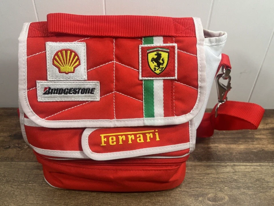 Ferrari  Bridgestone Shoulder bag 2way Red Unisex Very Rare - Image 2 of 4