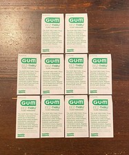 50x Sunstar GUM 840 Eez-thru FLOSS Threaders 50 pieces total Floss Threaders