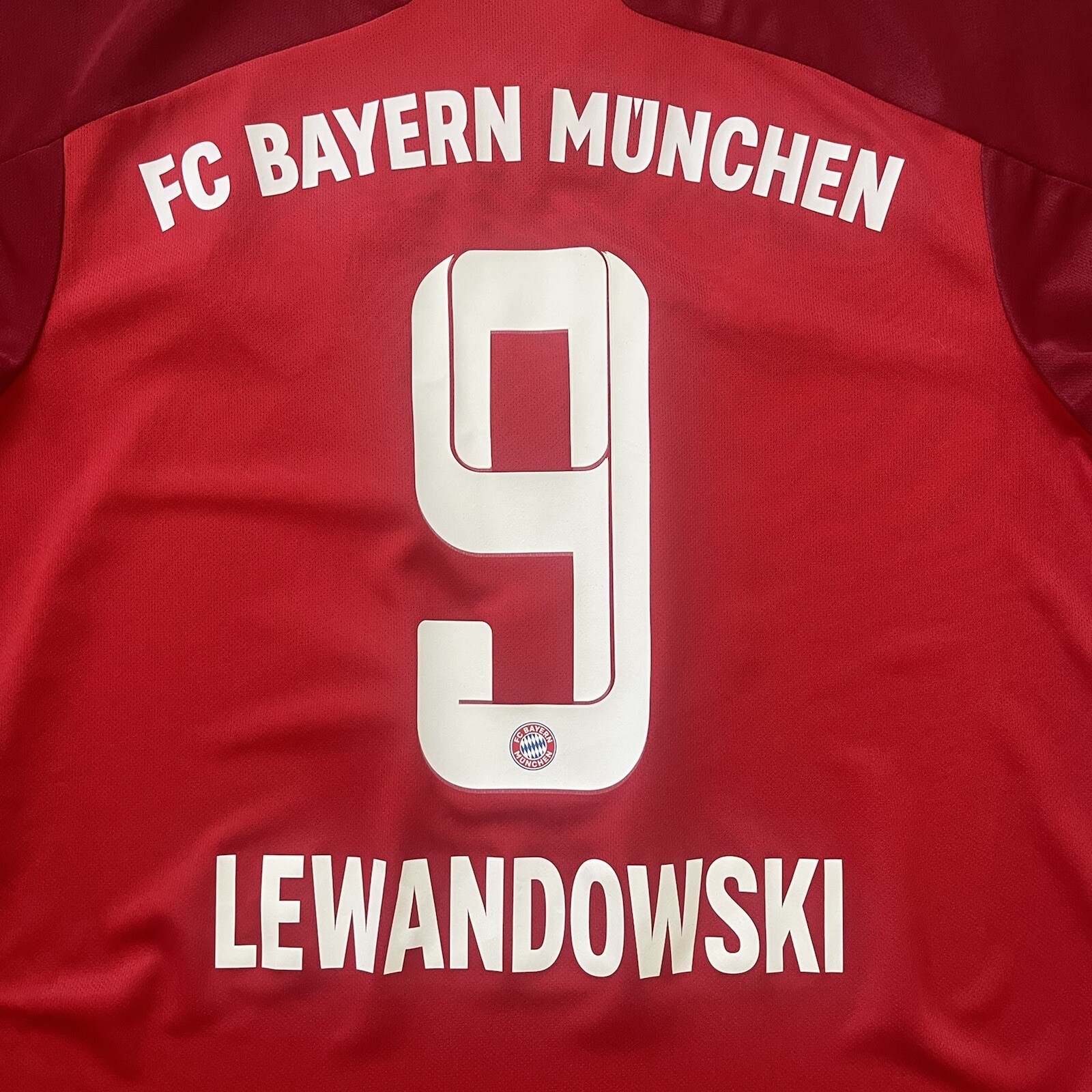 LEWANDOWSKI BAYERN MUNICH JERSEY 21/22 HOME SIZE M SOCCER FOOTBALL ADIDAS  GM5313 | eBay