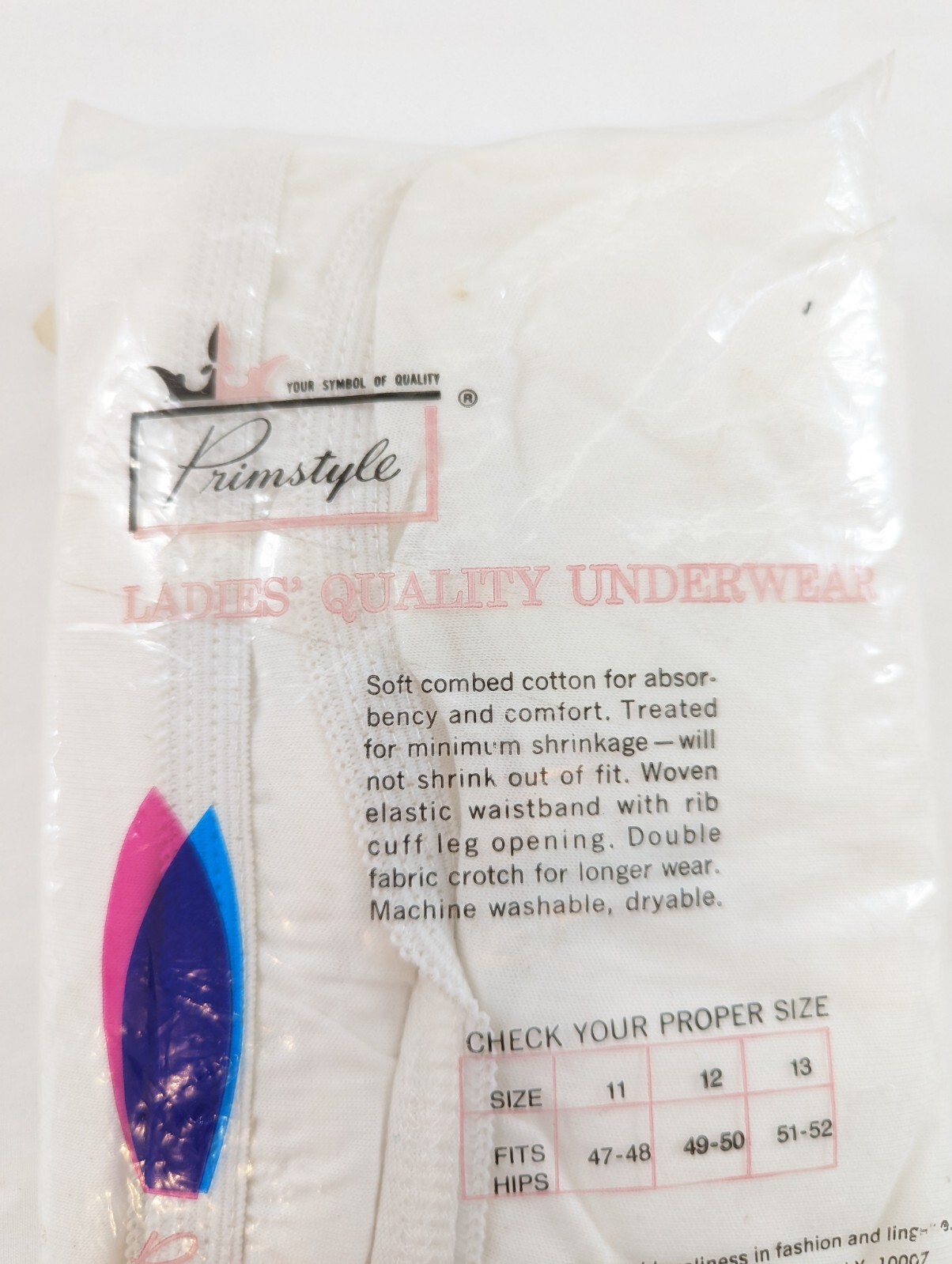 2 Pack Vintage Panties Primstyle Woolworths NWT Sz 1… Gem