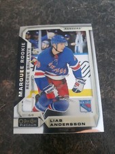 2018-19 O-Pee-Chee Platinum Marquee Rookie Lias Andersson RC Card# 158