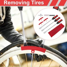 12.01x1.06 Car Bike Tire Pry Bar Tire Removal Tool Red Black 1 set