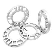 4pc 1/2" 12mm Universal Wheel Spacers for 4  5 Lug - Fits 98 to 114.3mm