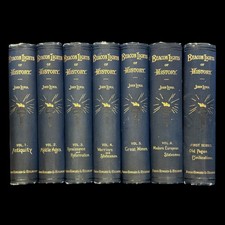 Product Image: Lot of 7 Beacon Lights of History by John Lord 1880s Antique Book Set vol 1-6