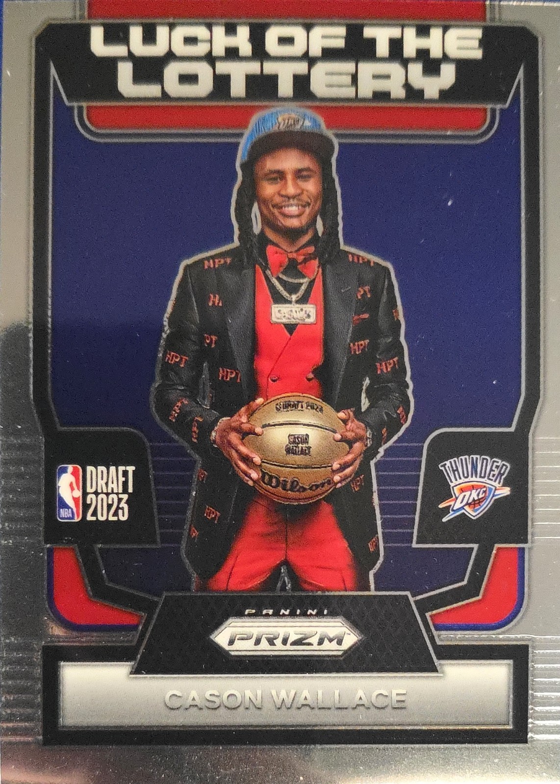 2023-24 Panini Prizm - Luck of the Lottery Cason Wallace #11 (RC)