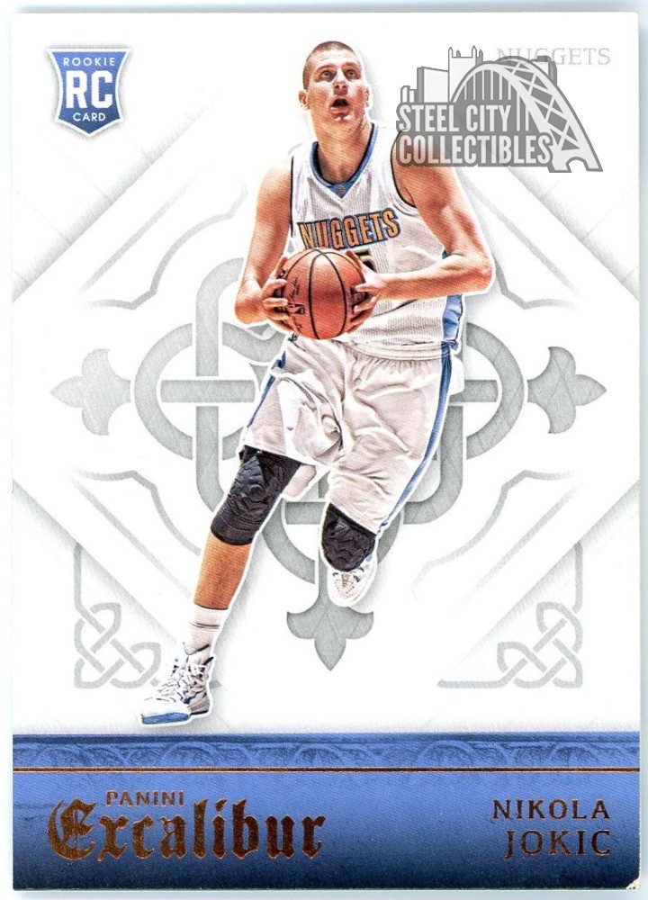 Nikola Jokic #199 Basketball Cards 2015 Panini Excalibur trading card — raw and PSA graded price guide
