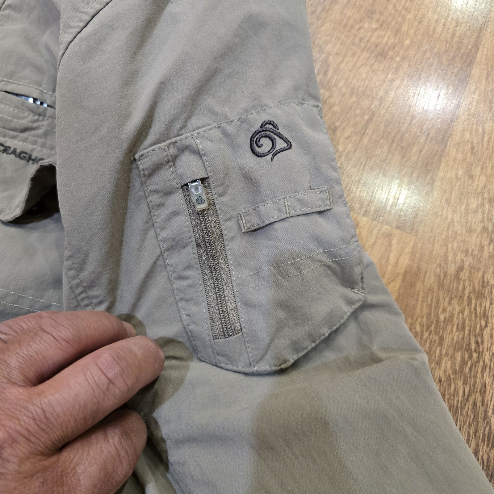 Craghoppers Men Nosilife Adventure Jacket outdoor Fishing jacket size Sm cargo