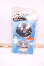 DANCO 2.75 in. Lift and Turn Bath Tub Drain Trim Kit with Overflow in Chrome