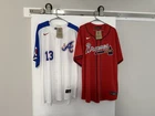 2 BRAND NEW GENUINE Nike Ronald Acuna Jr. BRAVES JERSEYS SIZE XXL!