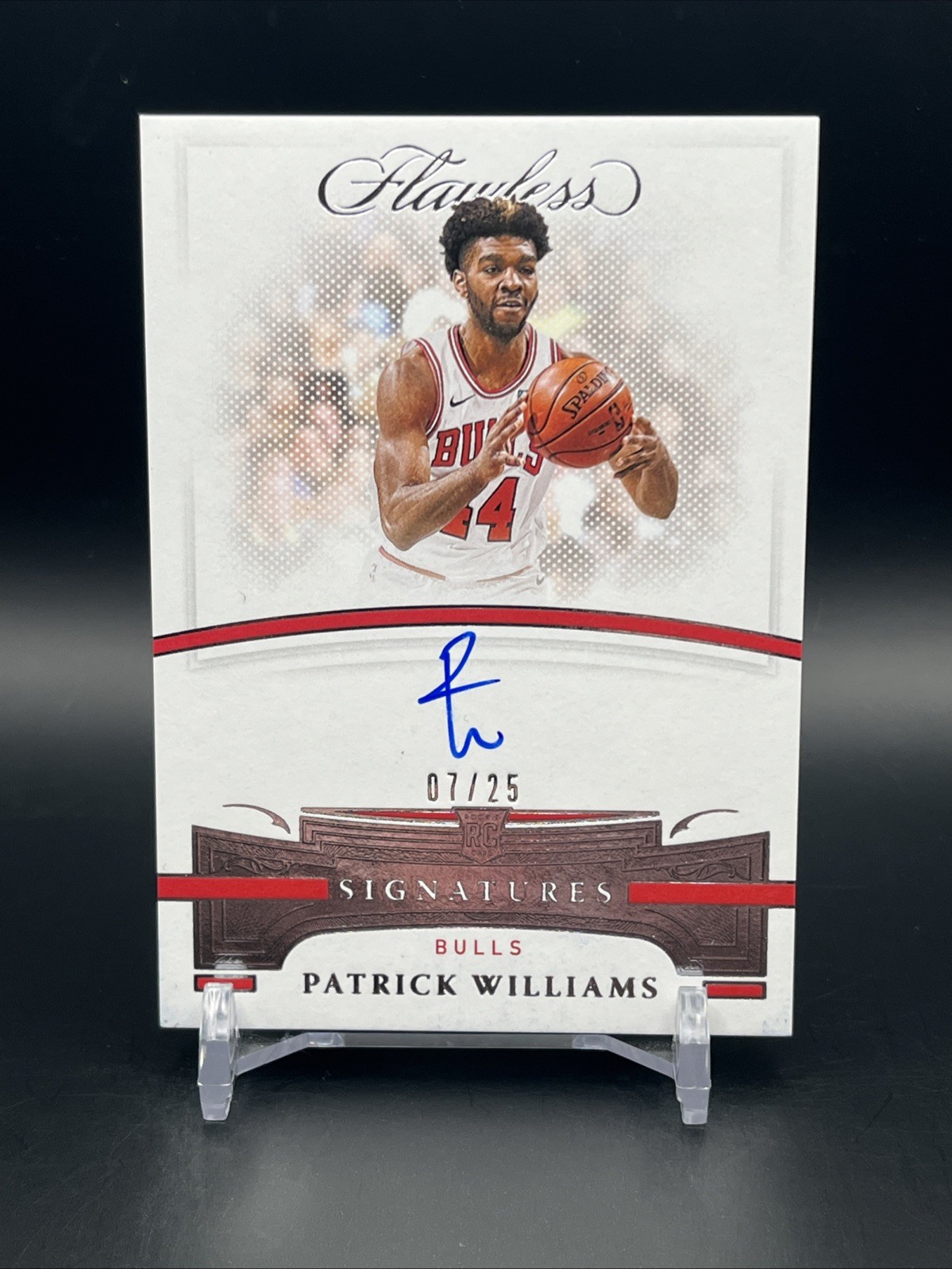 2020-21 Flawless Signatures Rookie PATRICK WILLIAMS Auto /25 Silver RC #AUT-PAT