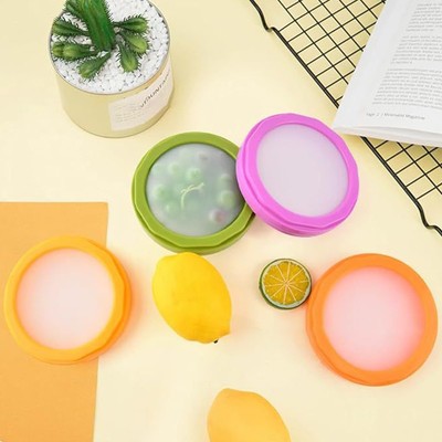 1Pc Half Cut Fruit And Vegetable Preservation Box Fruit Storage Container Box