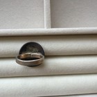 Vintage Buffalo Indian Head Nickel Ring Looks Handmade Band Marked Sterling VTG — photo 7