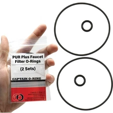 Captain O-Ring – Replacement O-Rings for PUR Plus Sink Faucet Filters (2 Sets)