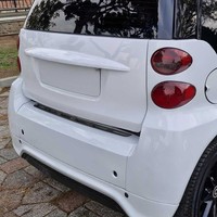 Ladekantenschutz FüR Smart Fortwo W451 2007-2014 Dark Edelstahl Chrom GebüRstet