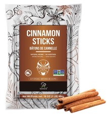 Cinnamon Sticks 16 oz 454g 3.5" Length 100 Raw Non-GMO Kosher Certified Whole