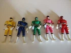 VTG 1997 POWER RANGERS TURBO SET OF 5 WITH WEAPON VGC
