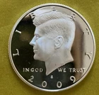 2009 S Silver, Kennedy Half Dollar Proof, absolutely stunning, DCAM