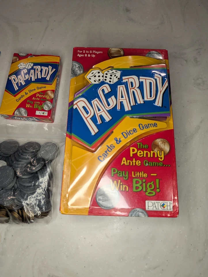 2005 Pacardy Cards & Dice Game The Penny Ante Game Patch Games - Image 4 of 4