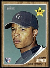2011 Topps Heritage Jeremy Jeffress Rookie Kansas City Royals #271