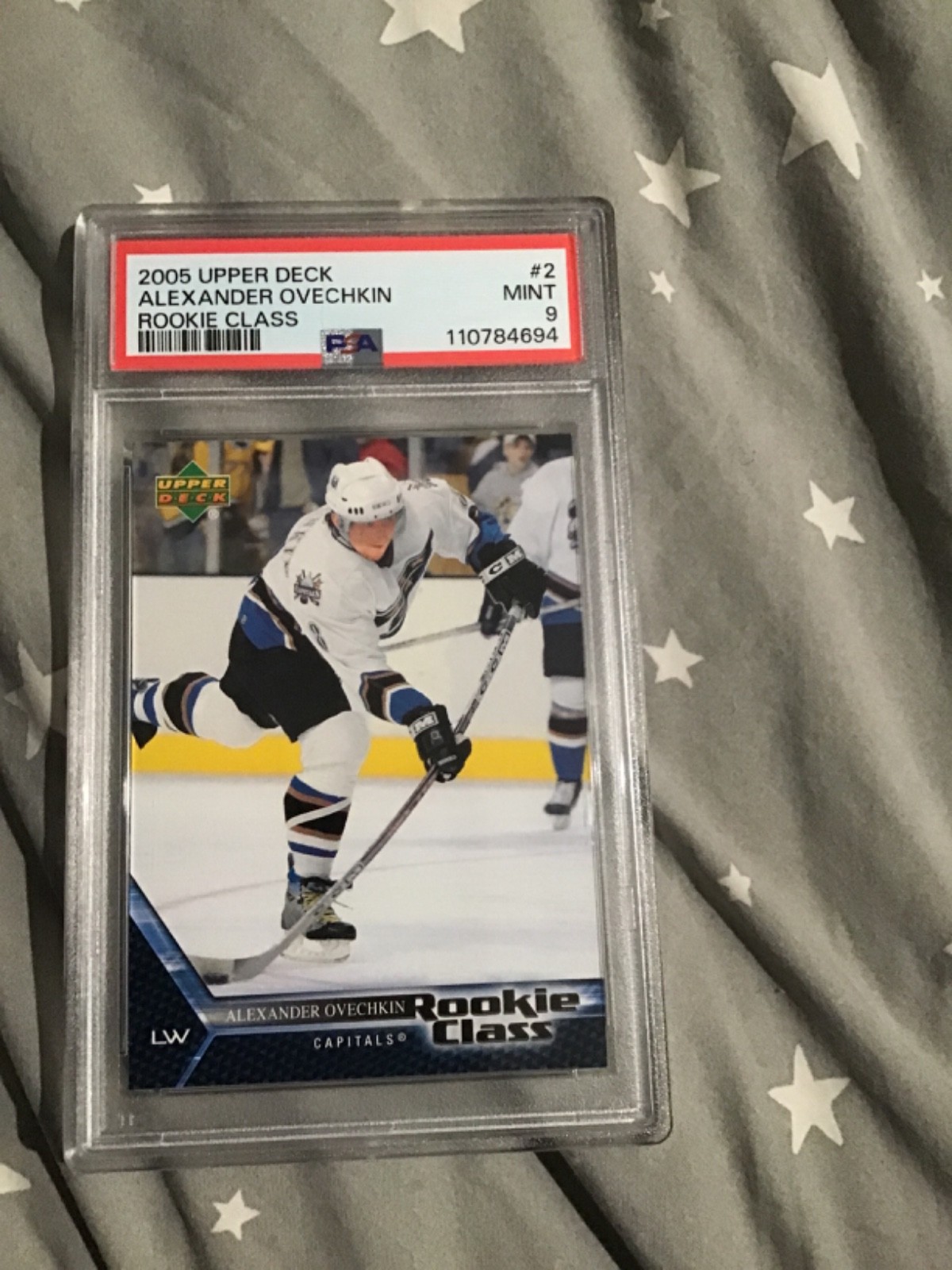 Alexander ovechkin rookie class psa 9 2005 upper deck