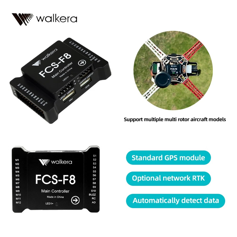 Walkera FCS-F8 Flight Control System GPS RTK For RC Aircraft Drone Fixedwing - Image 2 of 4