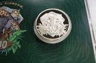 DISNEY ANIMAL KINGDOM LION 2000 MILLLENIUM RARE 999 SILVER COIN CASE COA 7AKO