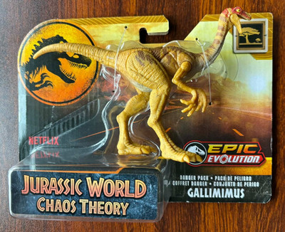 Jurassic World Chaos Theory Epic Evolution Gallimimus Danger Pack Figure
