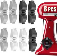 8 Pack Appliance Cord Organizer Stick On Kitchen Wire Wrapper Mixer Coffee